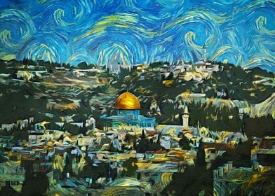 Jerusalem Wall Painted