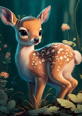 baby deer