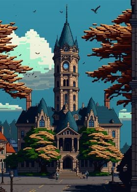 Darmstadt Pixel Art