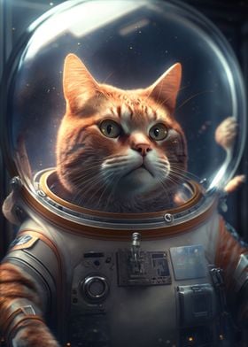 Spacesuit Astronaut Cat