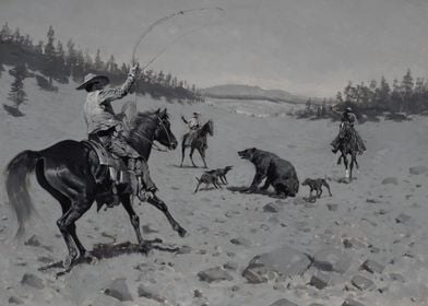 Cowboys Hunting Bear