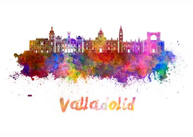 Valladolid skyline