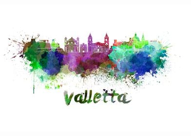 valleta skyline