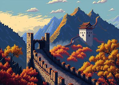 16bit Great Wall China