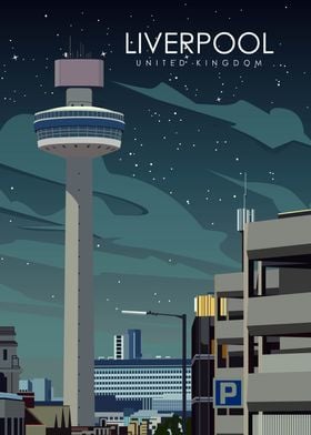 Liverpool Travel Poster