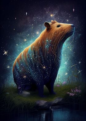 Capybara Galaxy Capibara