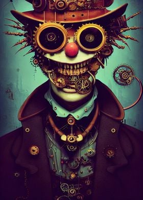 Steampunk Evil Clown 23