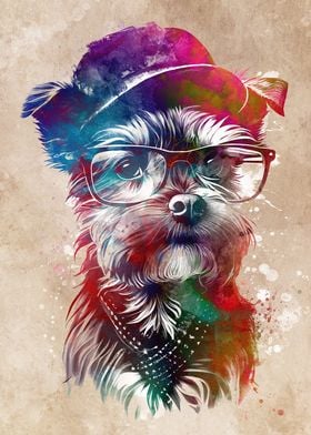 Dog graphic art