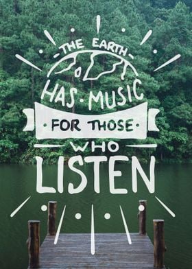 THe earth has Music