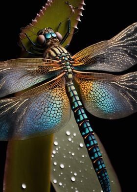 Dragonfly And Lotus