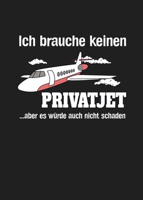 Privatjet Lustiger Spruch