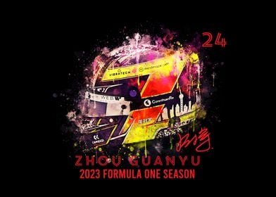 Zhou Guanyu Helmet 2023