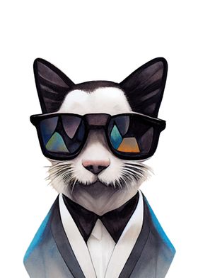 Funny Cat Sunglasses 