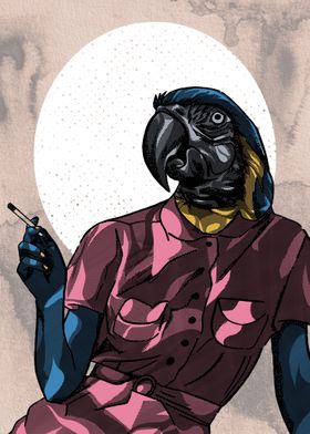 Bird Smoking