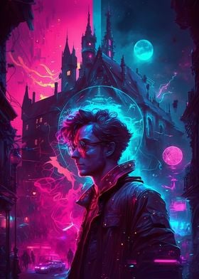 Cyberpunk Steampunk Neon