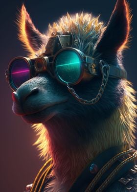 Cyberpunk Llama