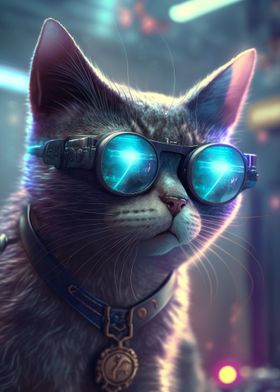 Cyberpunk Cat