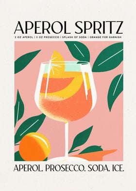 Sip Aperol Poster by | Displate