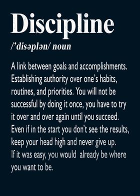 Discipline Motivation