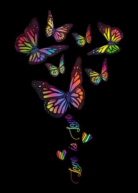 Love Is Love Butterfly Lgb