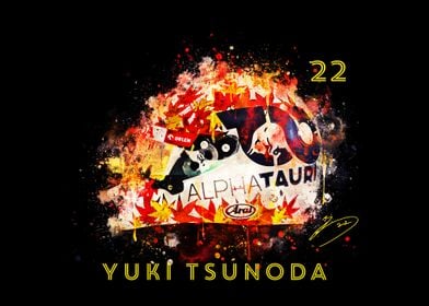 Yuki Tsunoda Helmet 2023