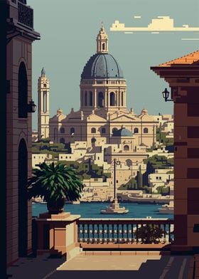 Valletta Pixel Art