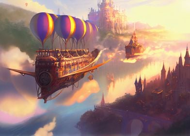 Airship over the River