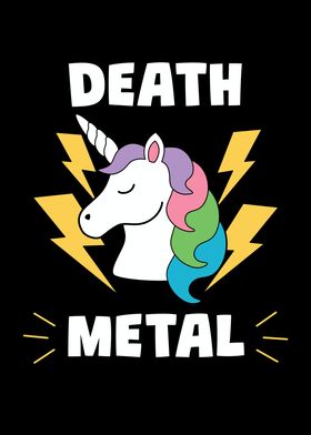 Unicorn Death Metal Cute