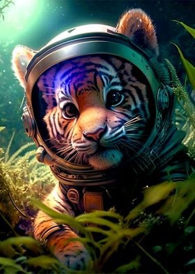 Tiger Astronaut