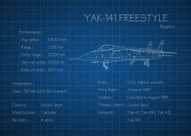 Yak 141 Freestyle