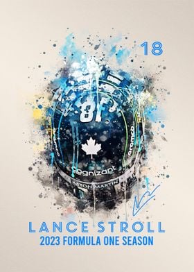 Lance Stroll Helmet 2023