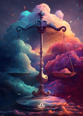 Libra scale | Poster