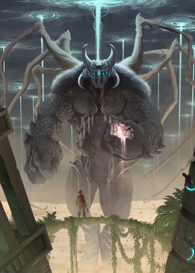 Shadow Of The Colossus Posters Online - Shop Unique Metal Prints