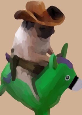 cowboy dog  funny