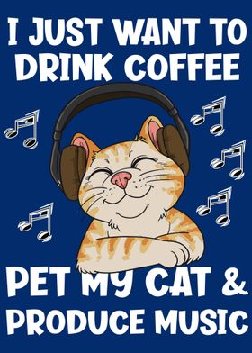 Drink Coffee Pet My Cat