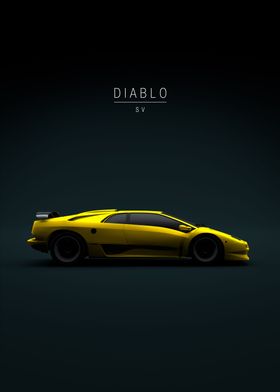 Lamborghini Diablo SV Yell