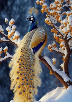 Magnificent peacock