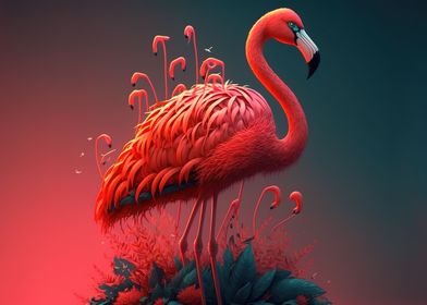 pink flamingo 