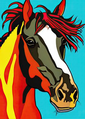 Pop Art Horse 06