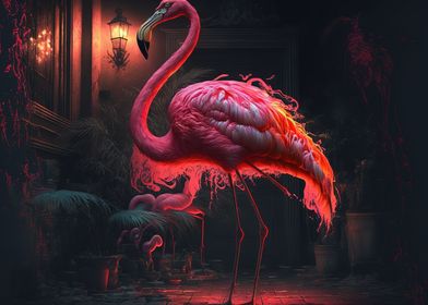 pink flamingo 