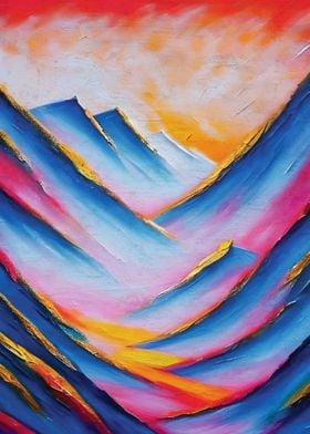 Painting mountains