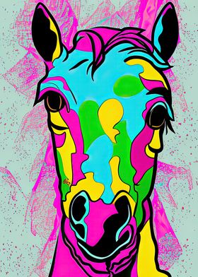 Pop Art Horse 03
