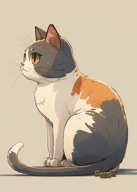 Cartoon Cat Animal
