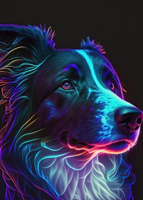 Dog Neon Animal