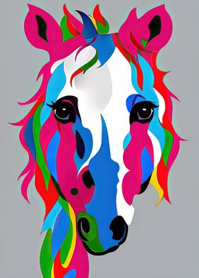 Pop Art Horse 05