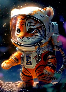 Tiger Astronaut