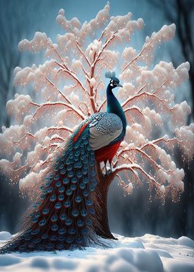 Magnificent peacock