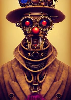 33 Steampunk Evil Clown