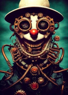 27 Steampunk Evil Clown