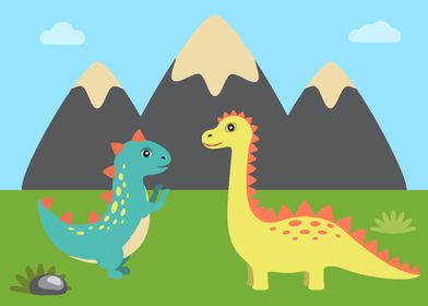 Dinosaurs Art For Kids